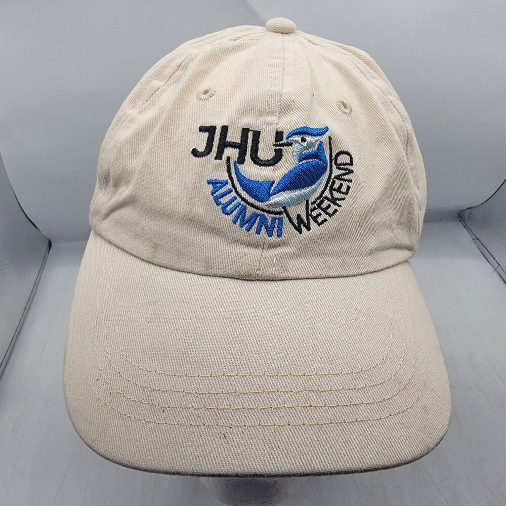 Johns Hopkins University Alumni Weekend Beige Hat Cap Adjustable Casual Outdoors